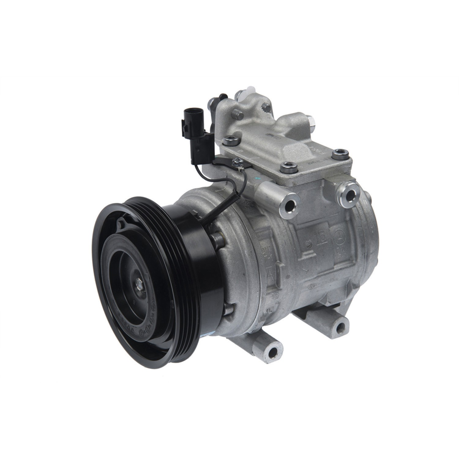 New OE AC Compressor w/ Clutch & Pre-filled Oil, Direct Replacement