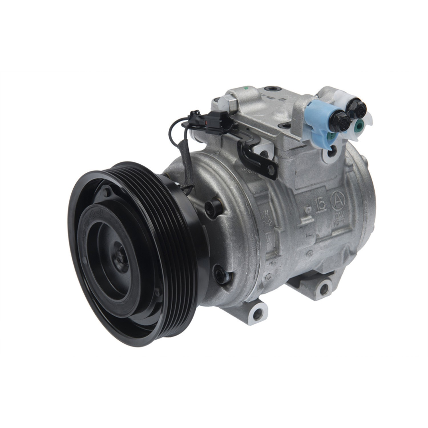 New OE AC Compressor w/ Clutch & Pre-filled Oil, Direct Replacement