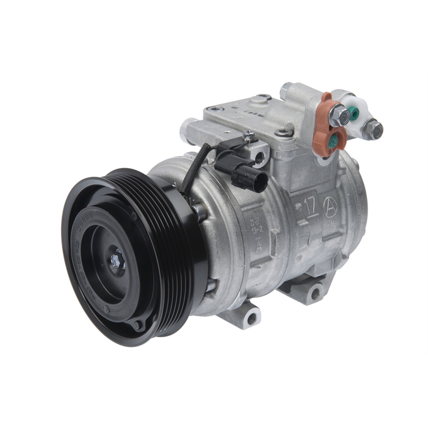 New OE AC Compressor w/ Clutch & Pre-filled Oil, Direct Replacement