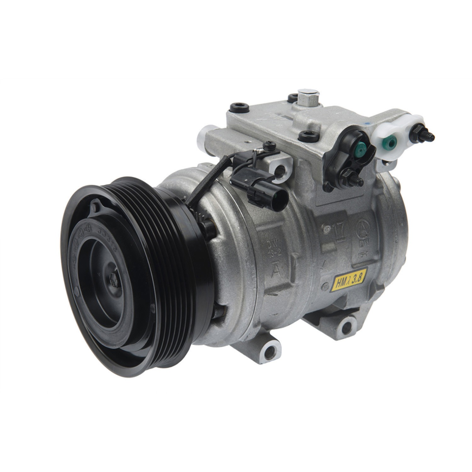 New OE AC Compressor w/ Clutch & Pre-filled Oil, Direct Replacement
