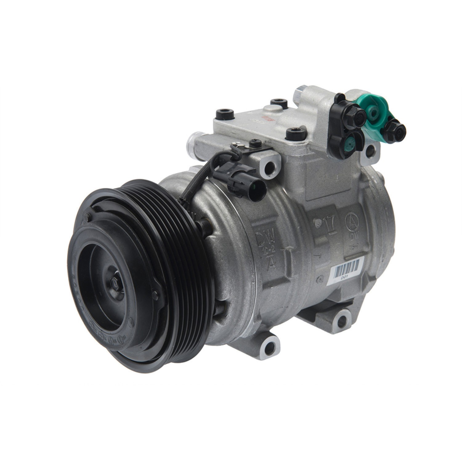 New OE AC Compressor w/ Clutch & Pre-filled Oil, Direct Replacement