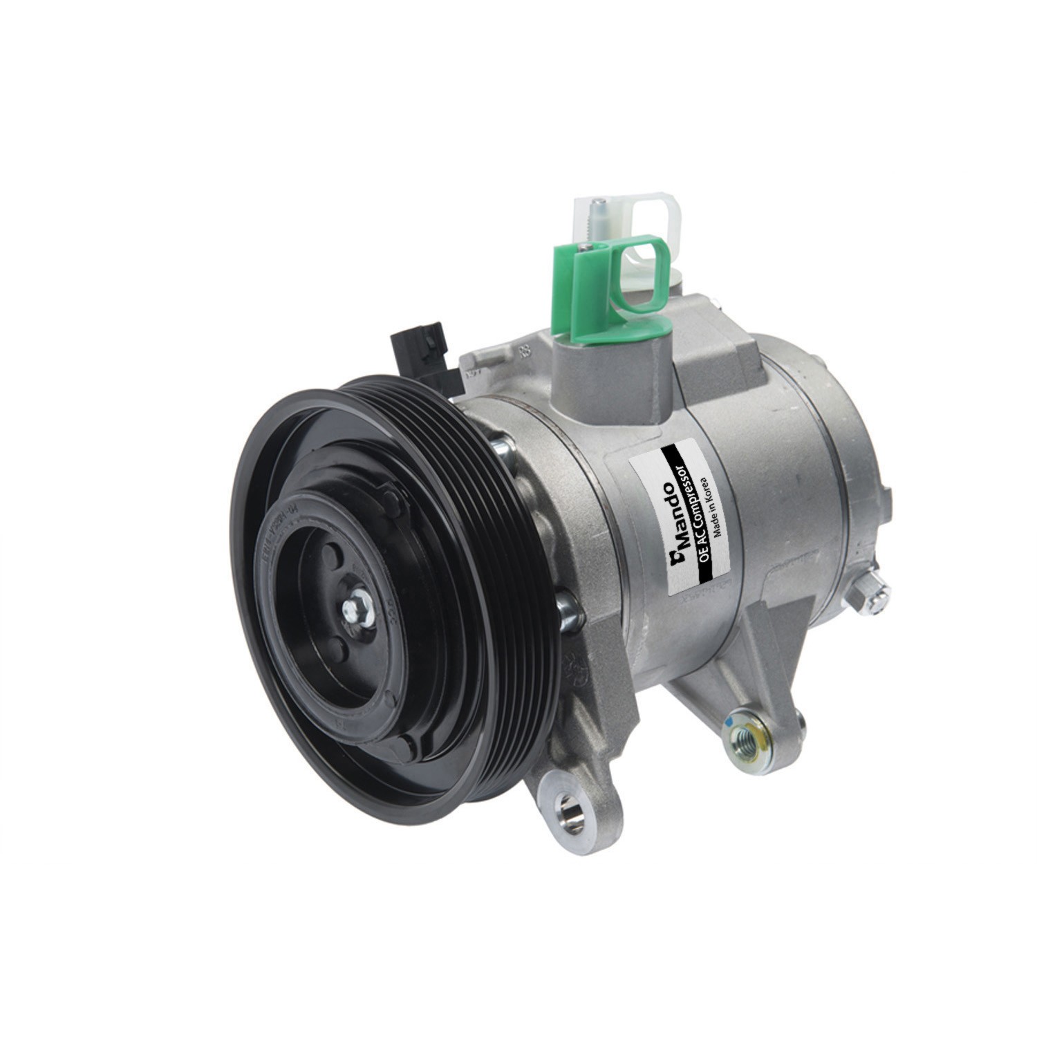 New OE AC Compressor w/ Clutch & Pre-filled Oil, Direct Replacement