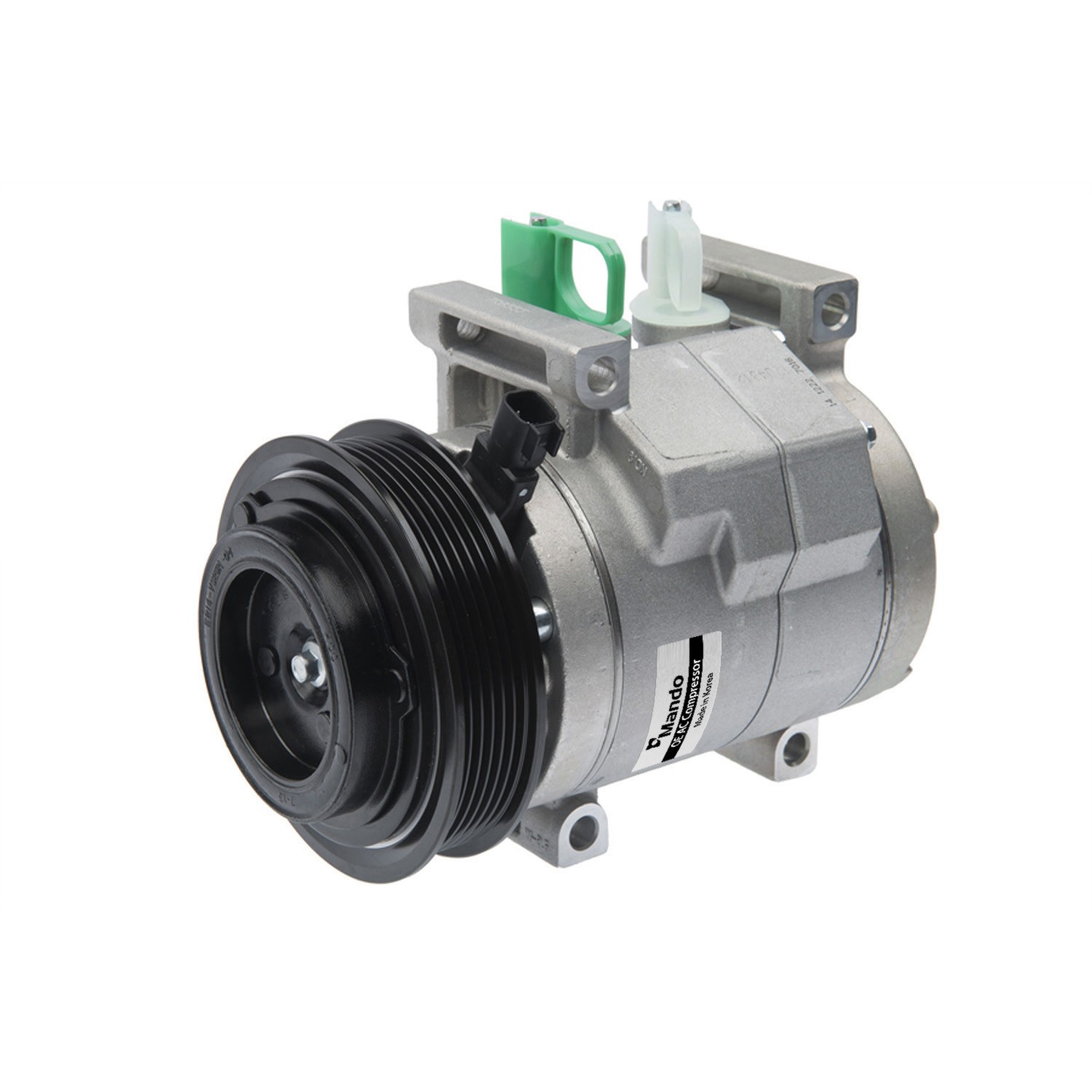 New OE AC Compressor w/ Clutch & Pre-filled Oil, Direct Replacement