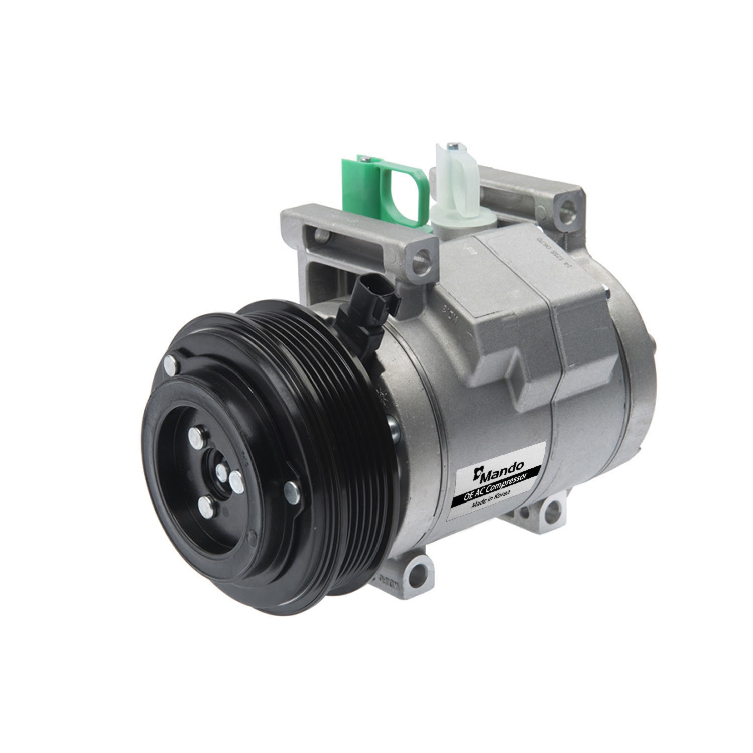 New OE AC Compressor w/ Clutch & Pre-filled Oil, Direct Replacement