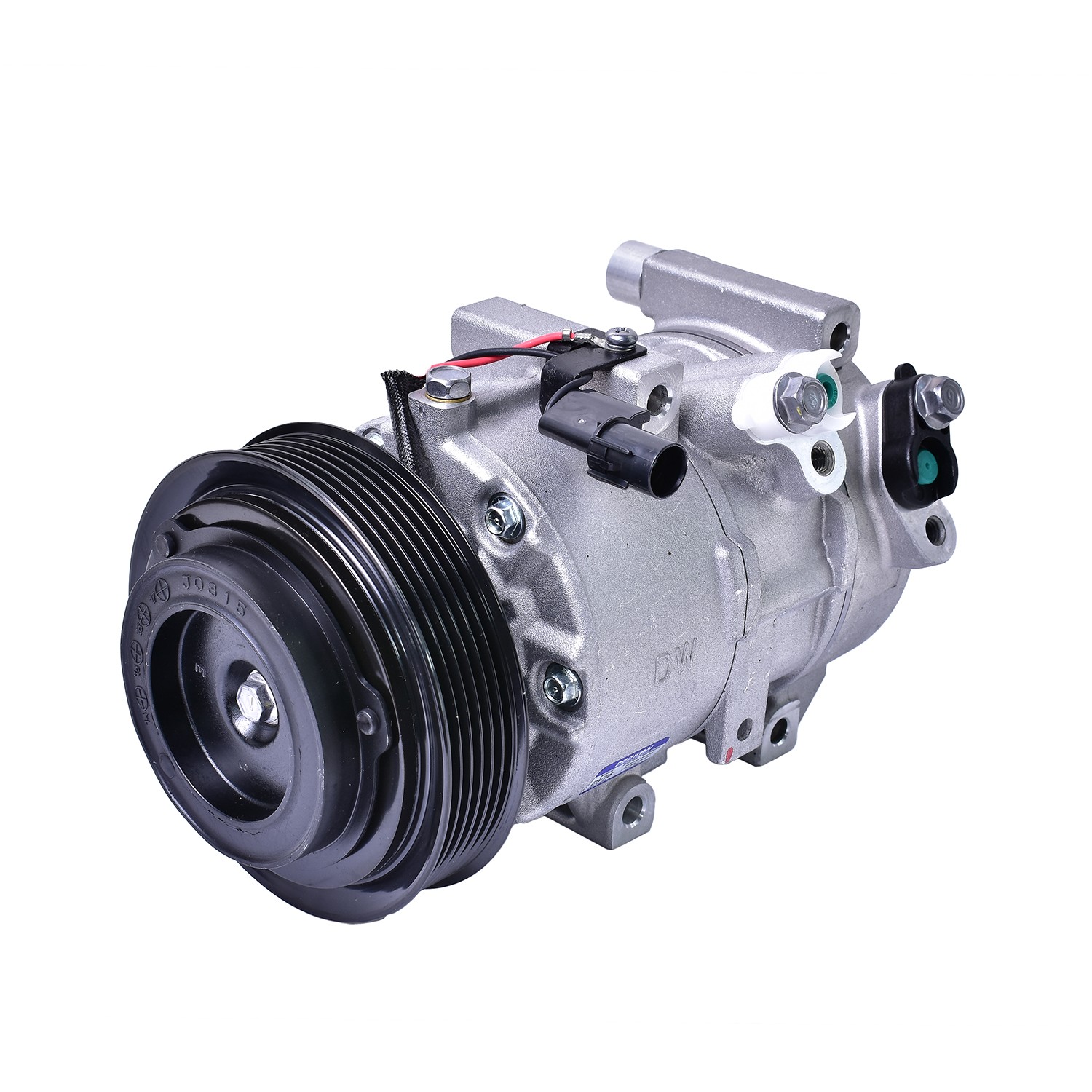 New OE AC Compressor w/ Clutch & Pre-filled Oil, Direct Replacement