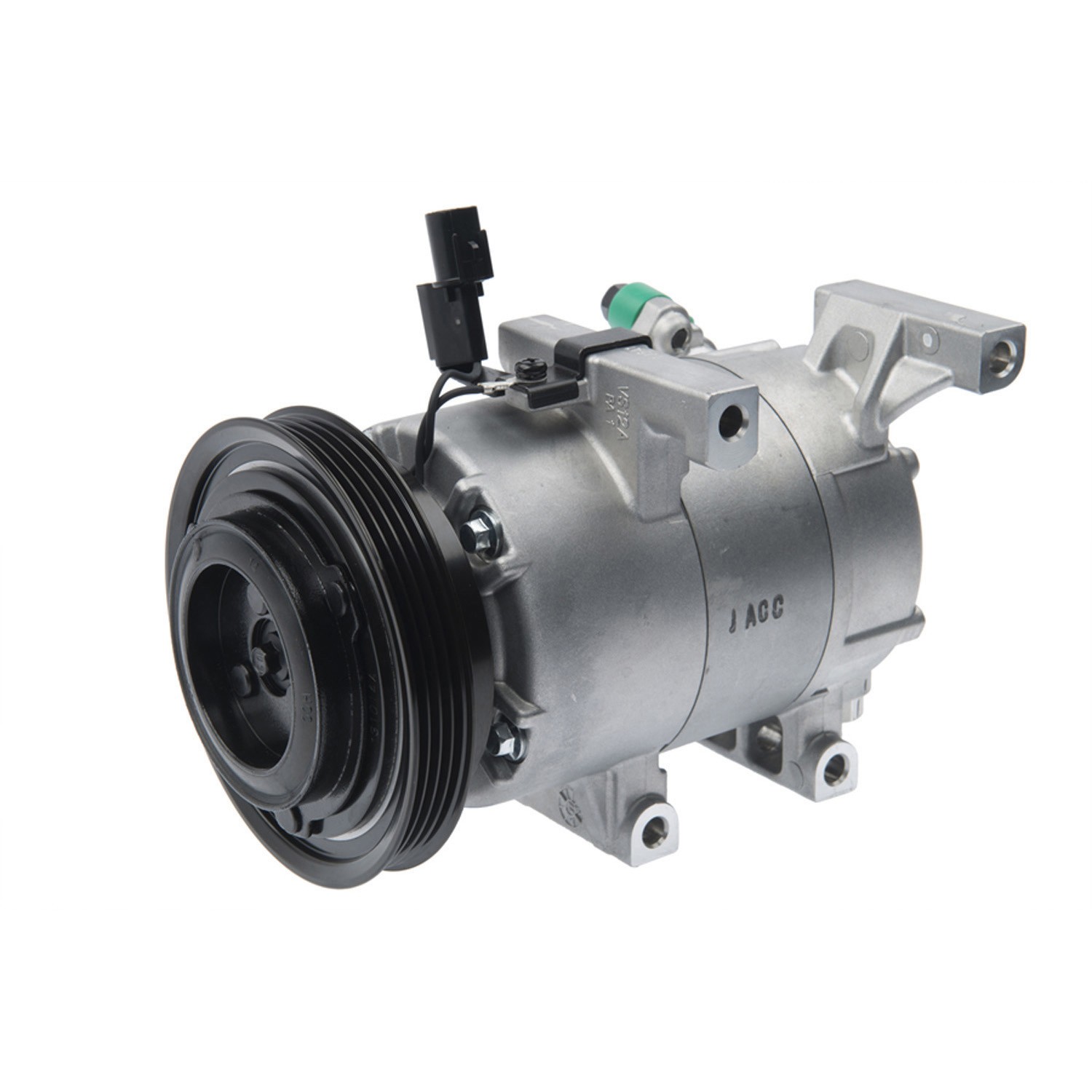 New OE AC Compressor w/ Clutch & Pre-filled Oil, Direct Replacement