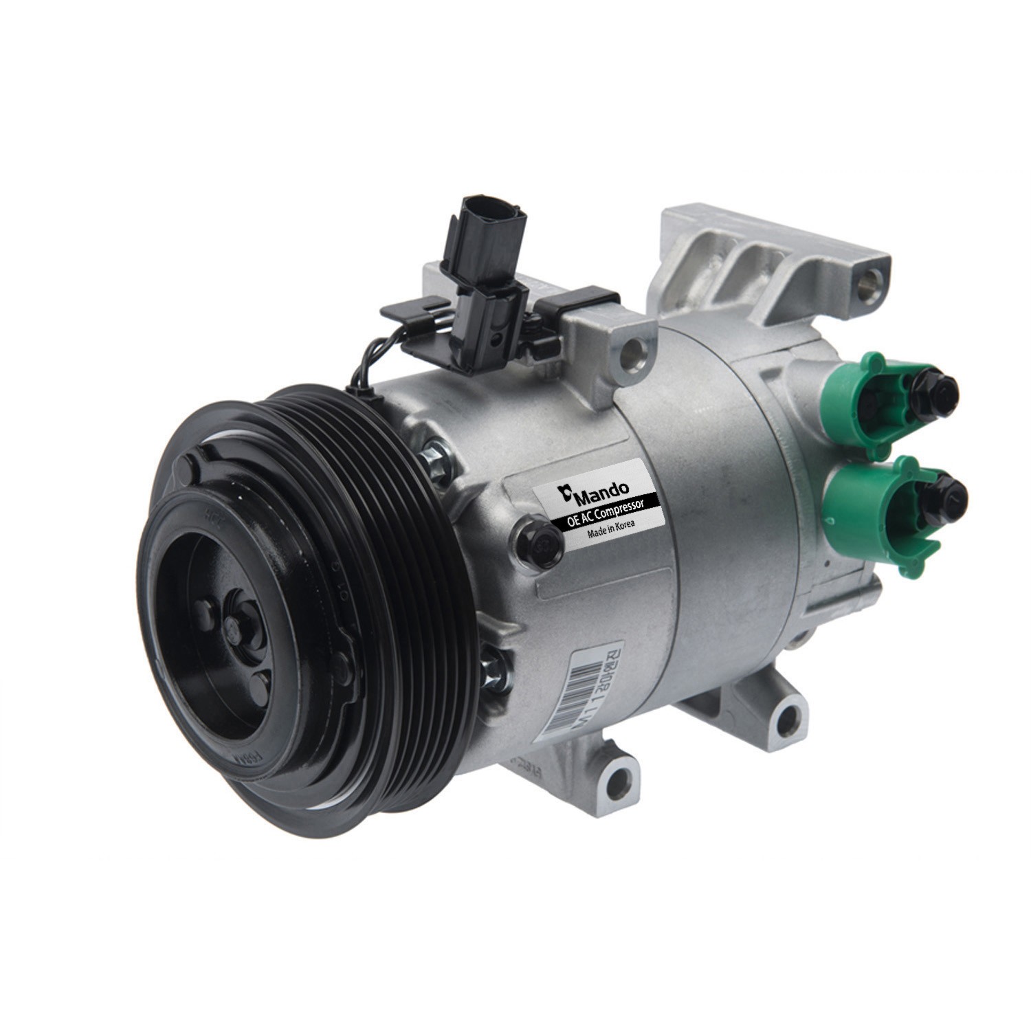 New OE AC Compressor w/ Clutch & Pre-filled Oil, Direct Replacement