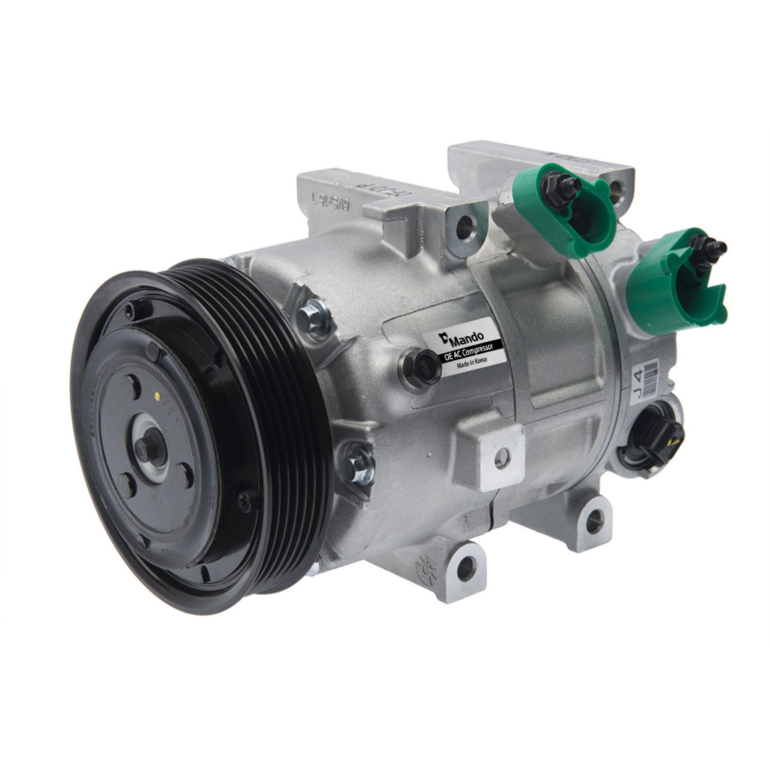New OE AC Compressor w/ Clutch & Pre-filled Oil, Direct Replacement