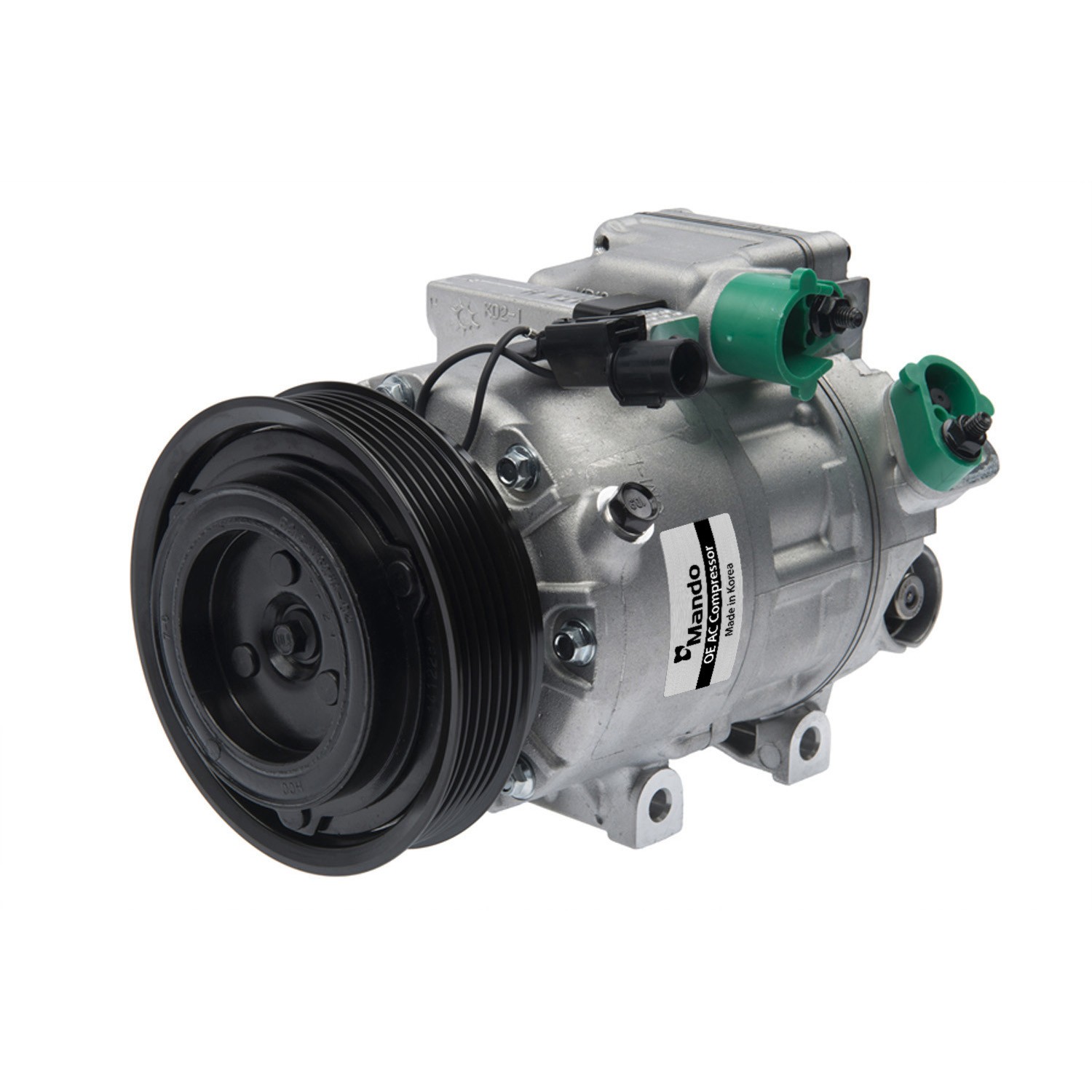 New OE AC Compressor w/ Clutch & Pre-filled Oil, Direct Replacement