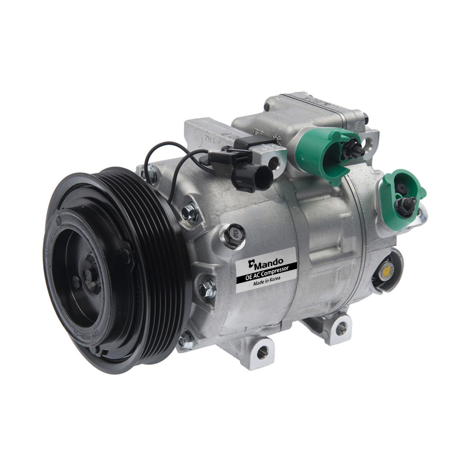 New OE AC Compressor w/ Clutch & Pre-filled Oil, Direct Replacement