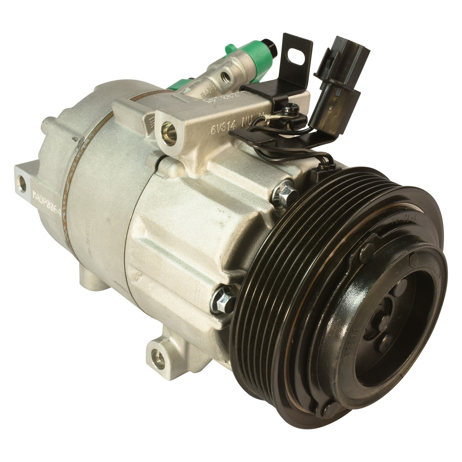 New OE AC Compressor w/ Clutch & Pre-filled Oil, Direct Replacement