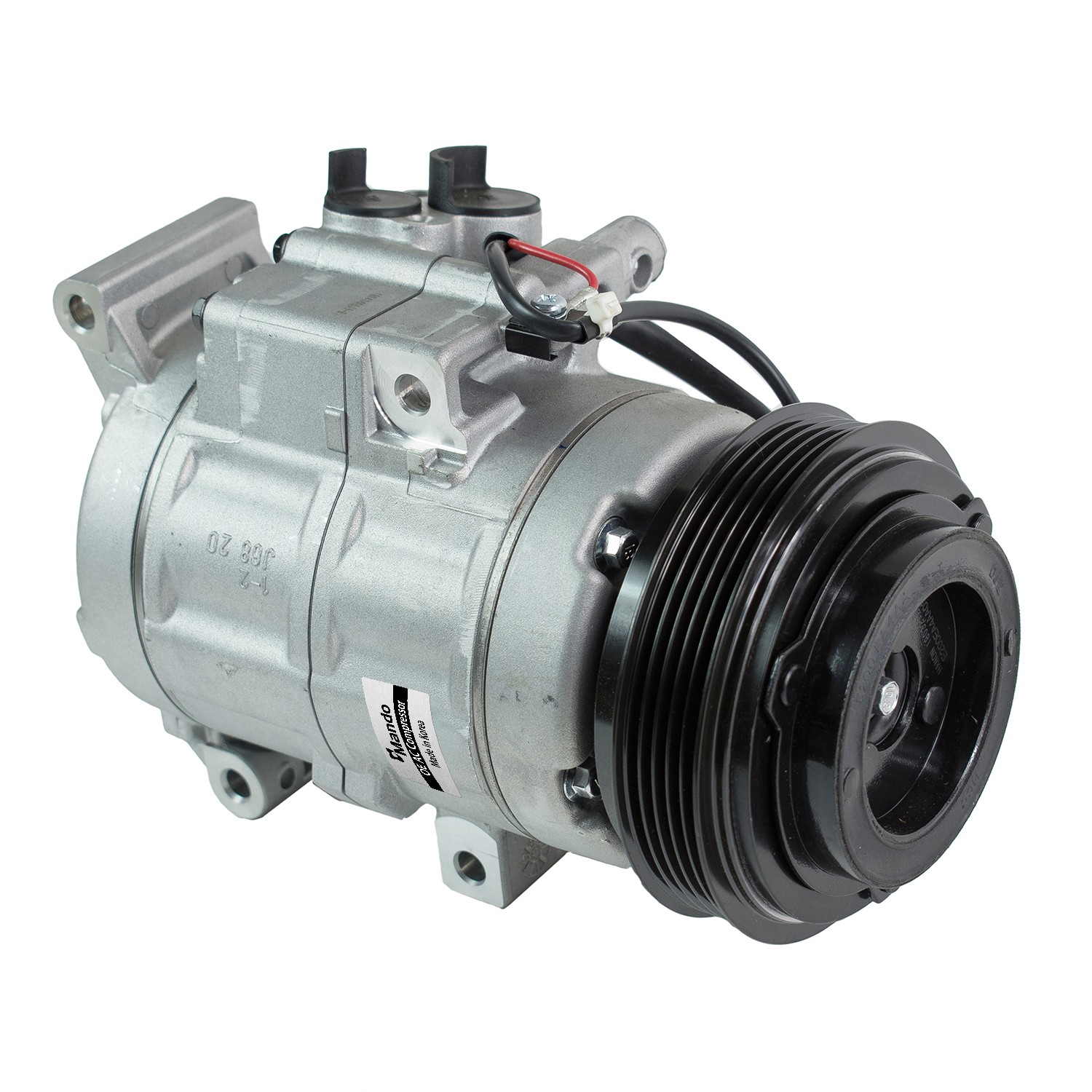 New OE AC Compressor w/ Clutch & Pre-filled Oil, Direct Replacement