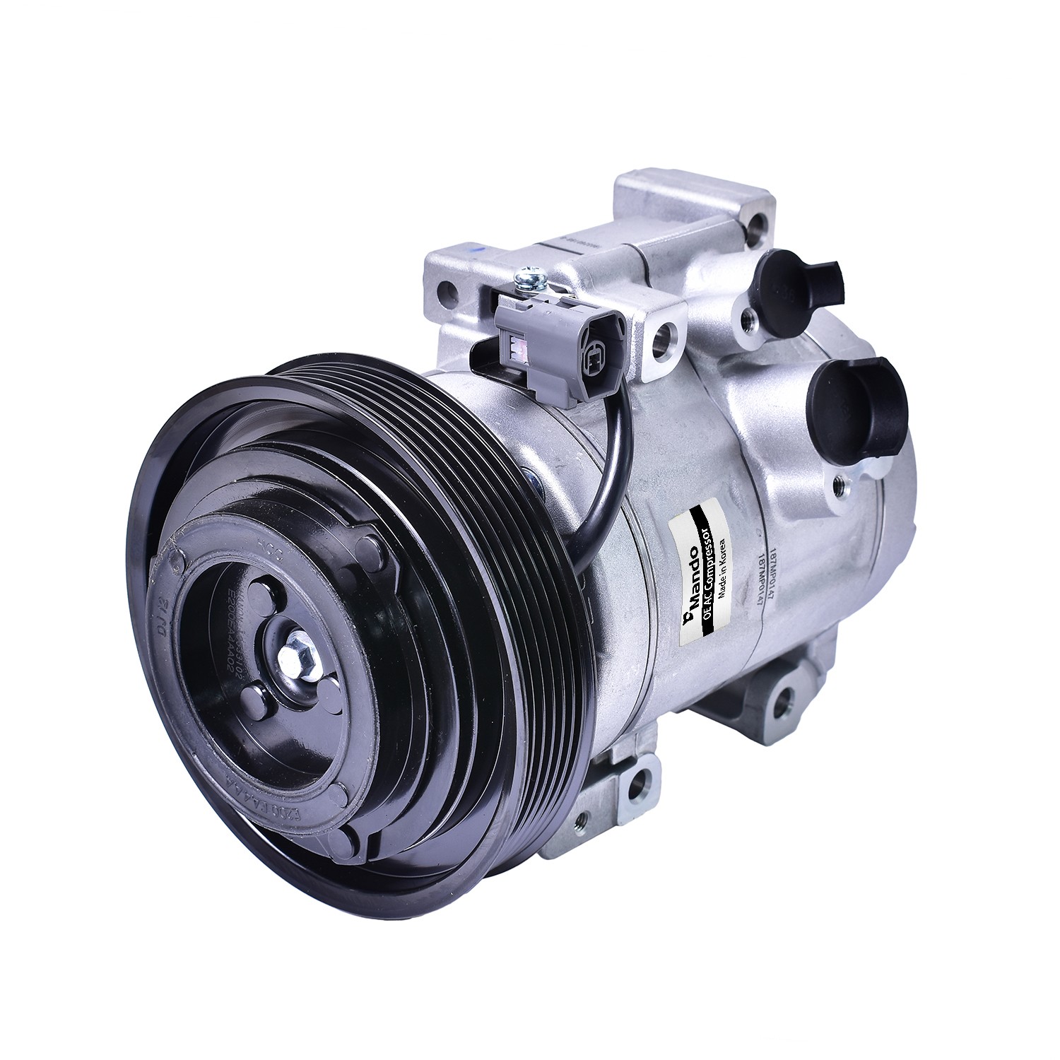 New OE AC Compressor w/ Clutch & Pre-filled Oil, Direct Replacement