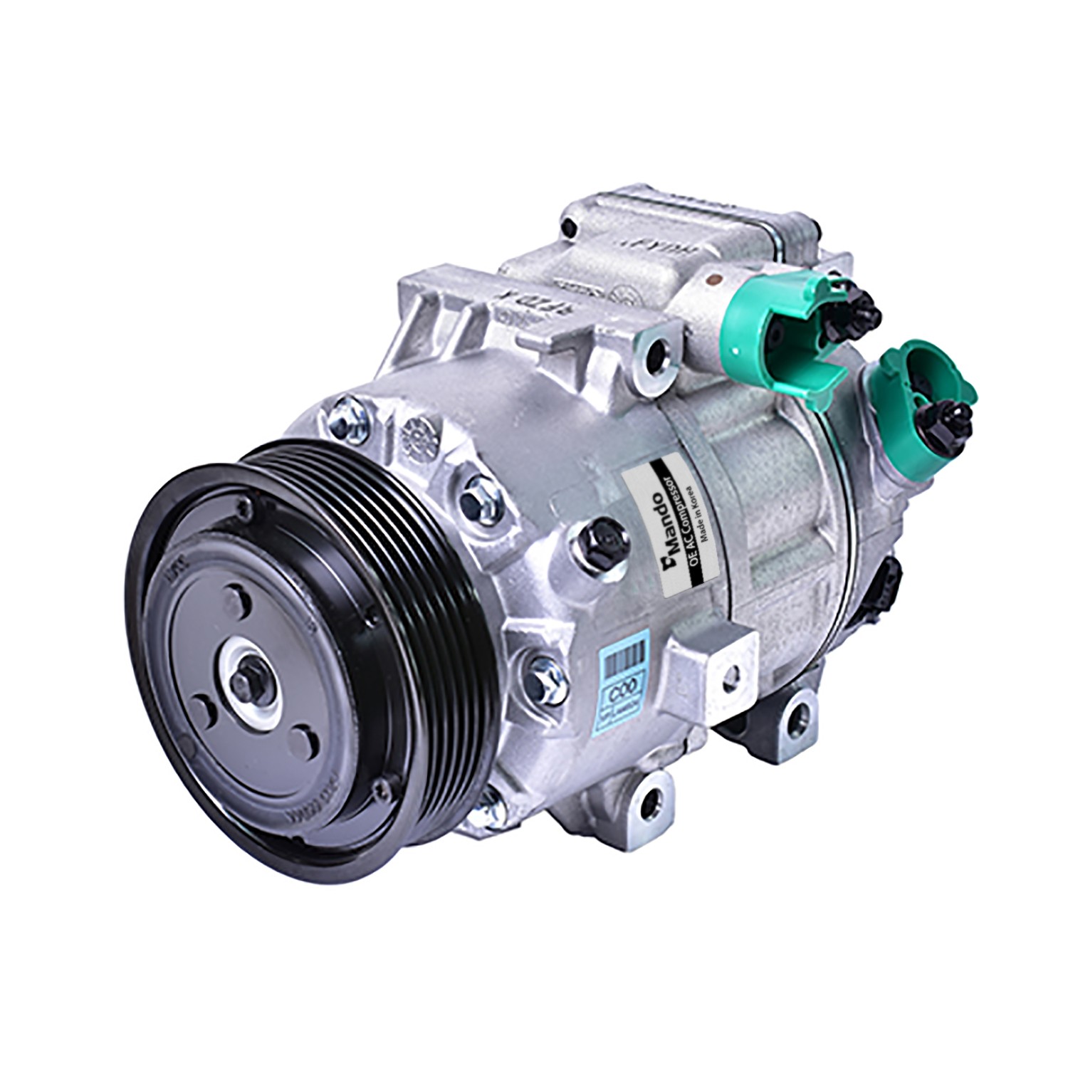 New OE AC Compressor w/ Clutch & Pre-filled Oil, Direct Replacement
