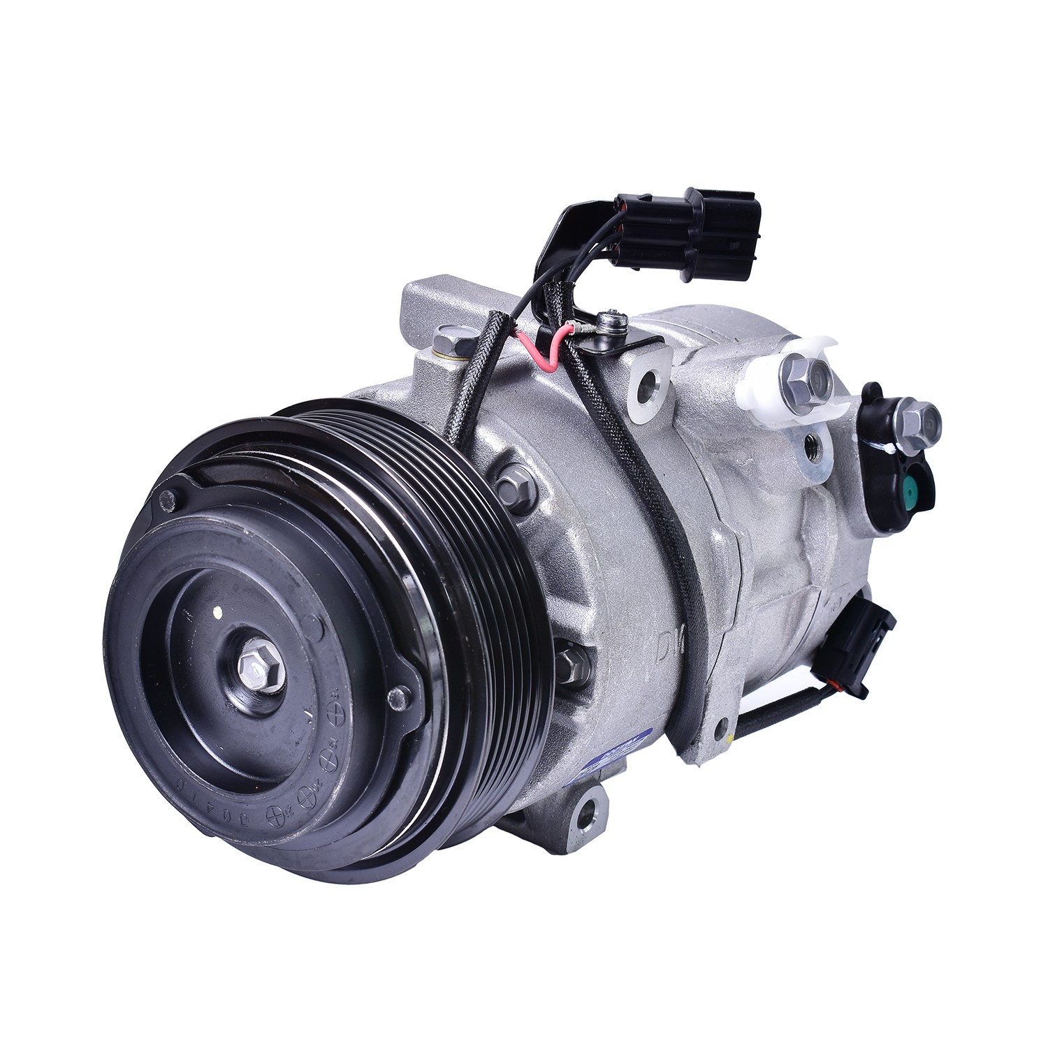 New OE AC Compressor w/ Clutch & Pre-filled Oil, Direct Replacement