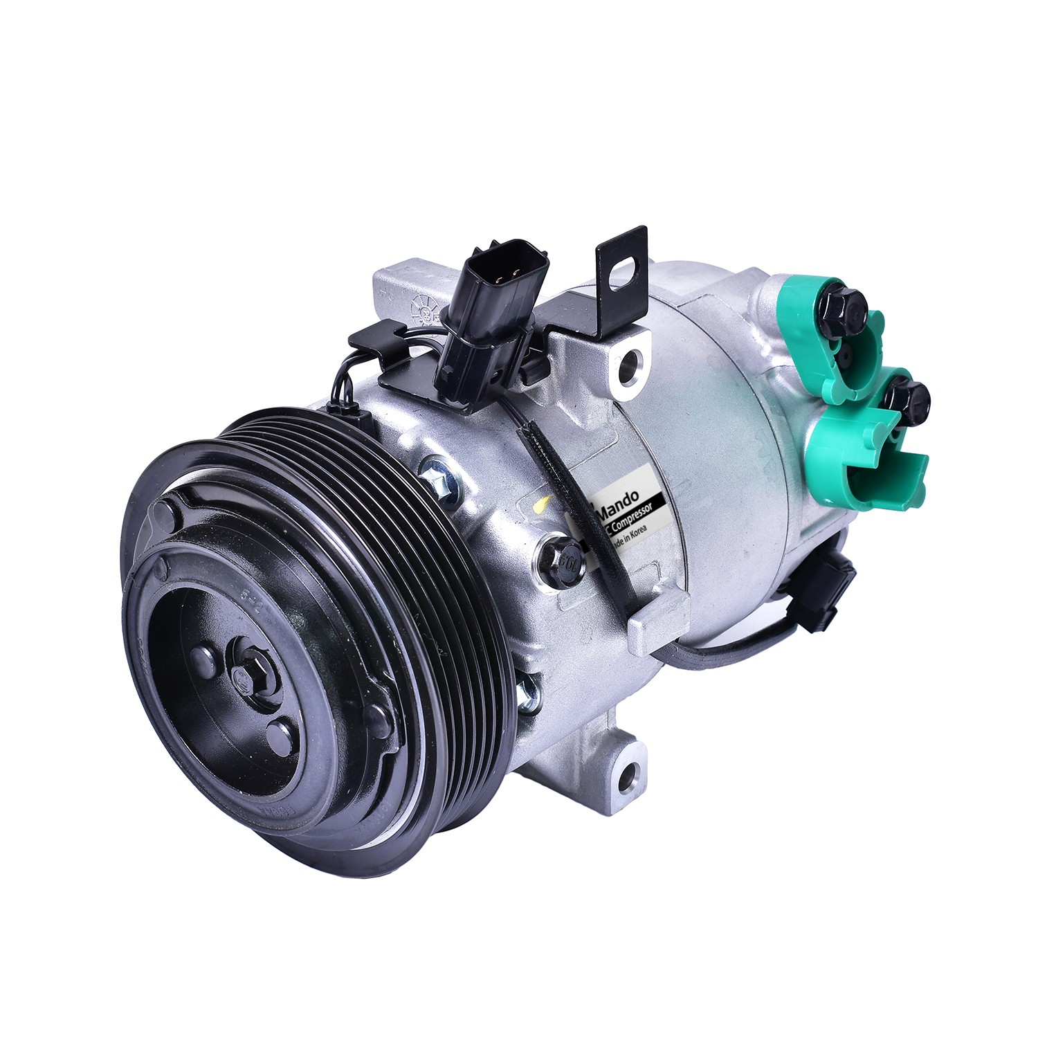 New OE AC Compressor w/ Clutch & Pre-filled Oil, Direct Replacement
