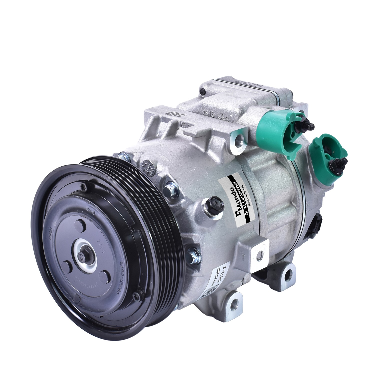 New OE AC Compressor w/ Clutch & Pre-filled Oil, Direct Replacement
