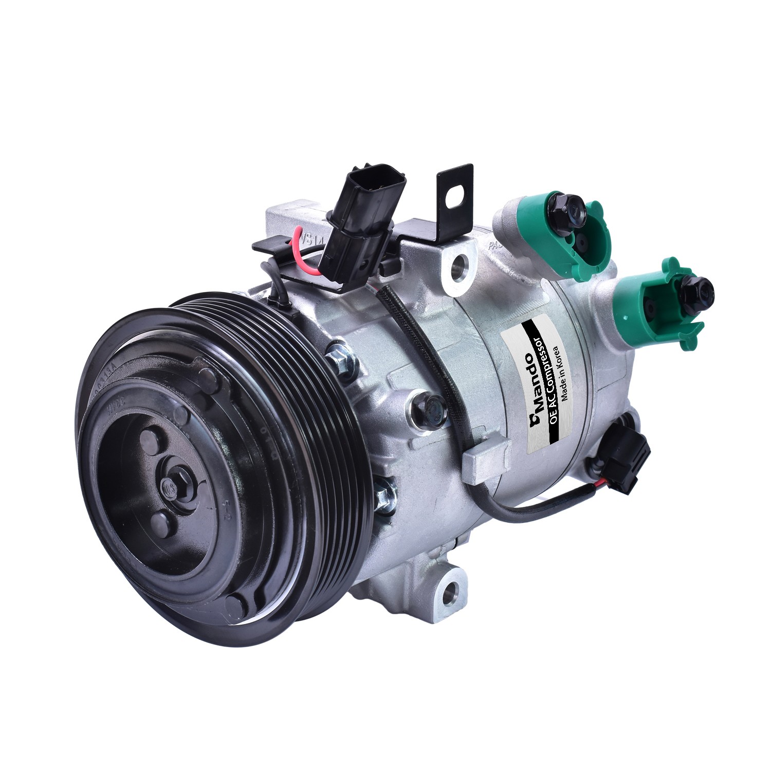 New OE AC Compressor w/ Clutch & Pre-filled Oil, Direct Replacement