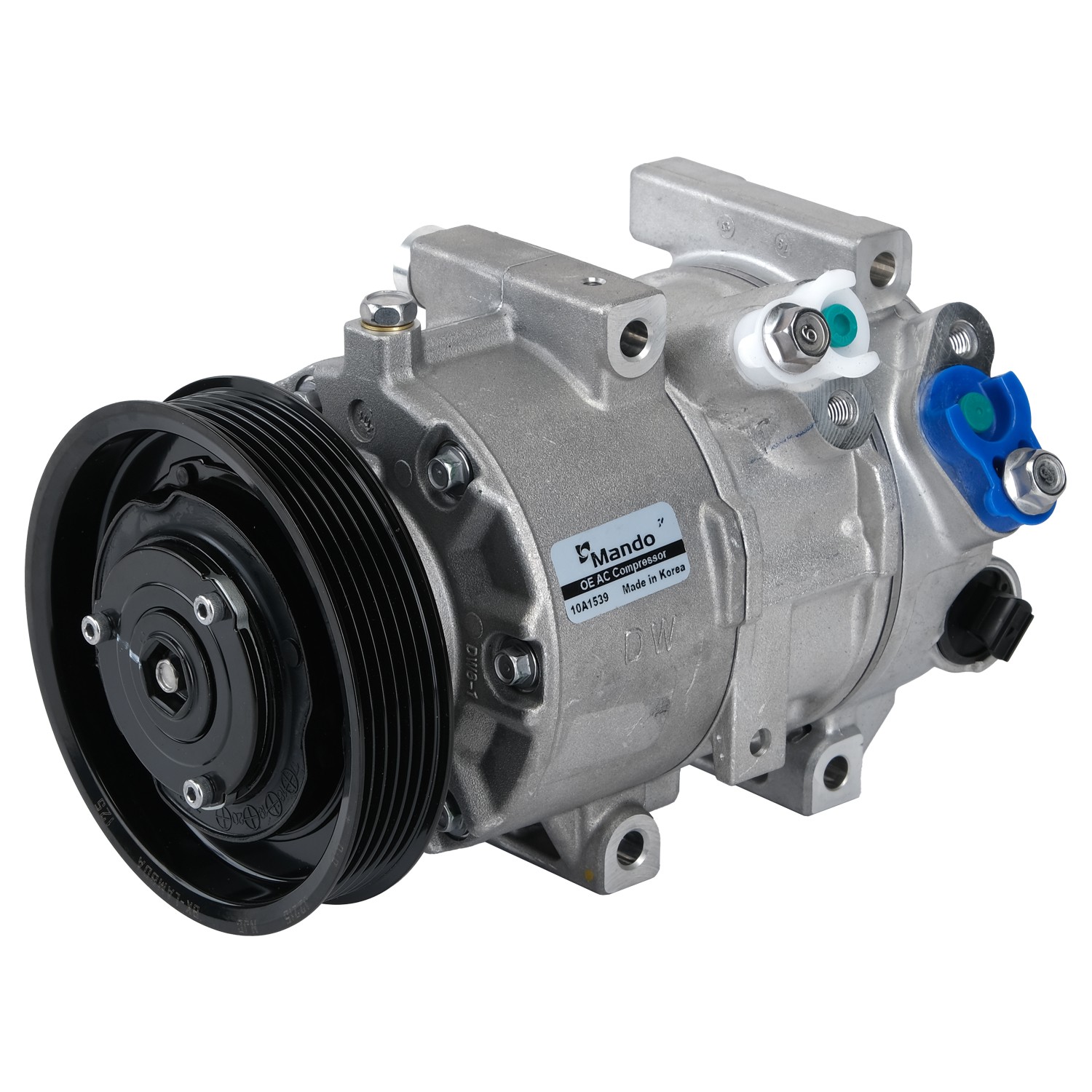 New OE AC Compressor w/ Clutch & Pre-filled Oil, Direct Replacement