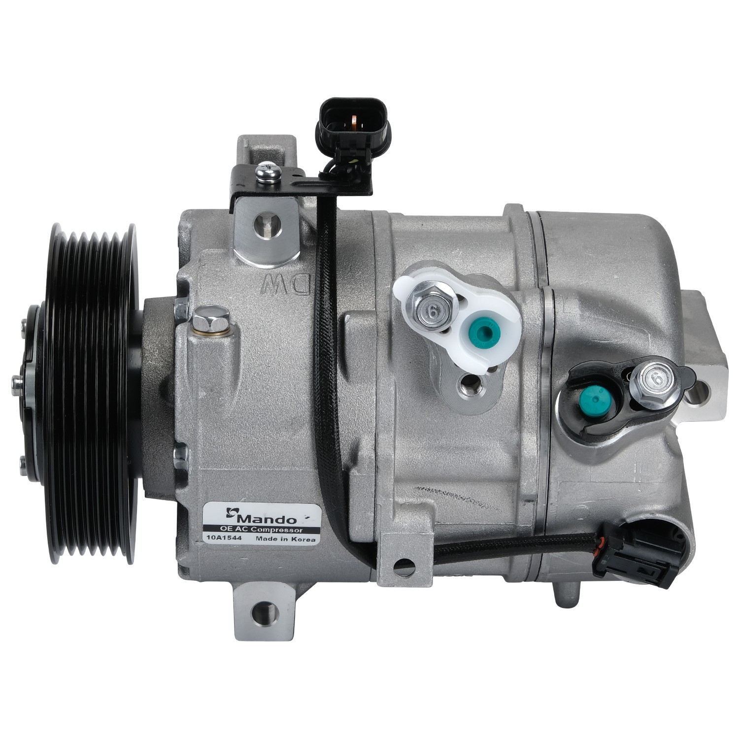 New OE AC Compressor w/ Clutch & Pre-filled Oil, Direct Replacement