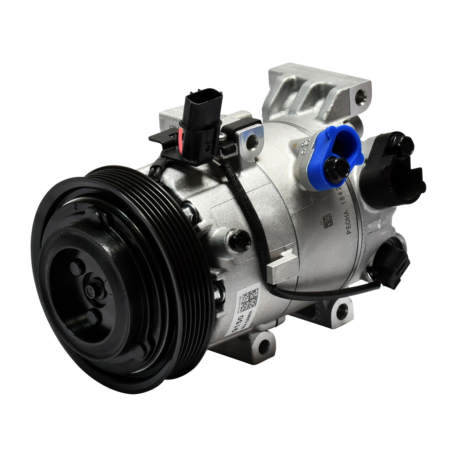 New OE AC Compressor w/ Clutch & Pre-filled Oil, Direct Replacement