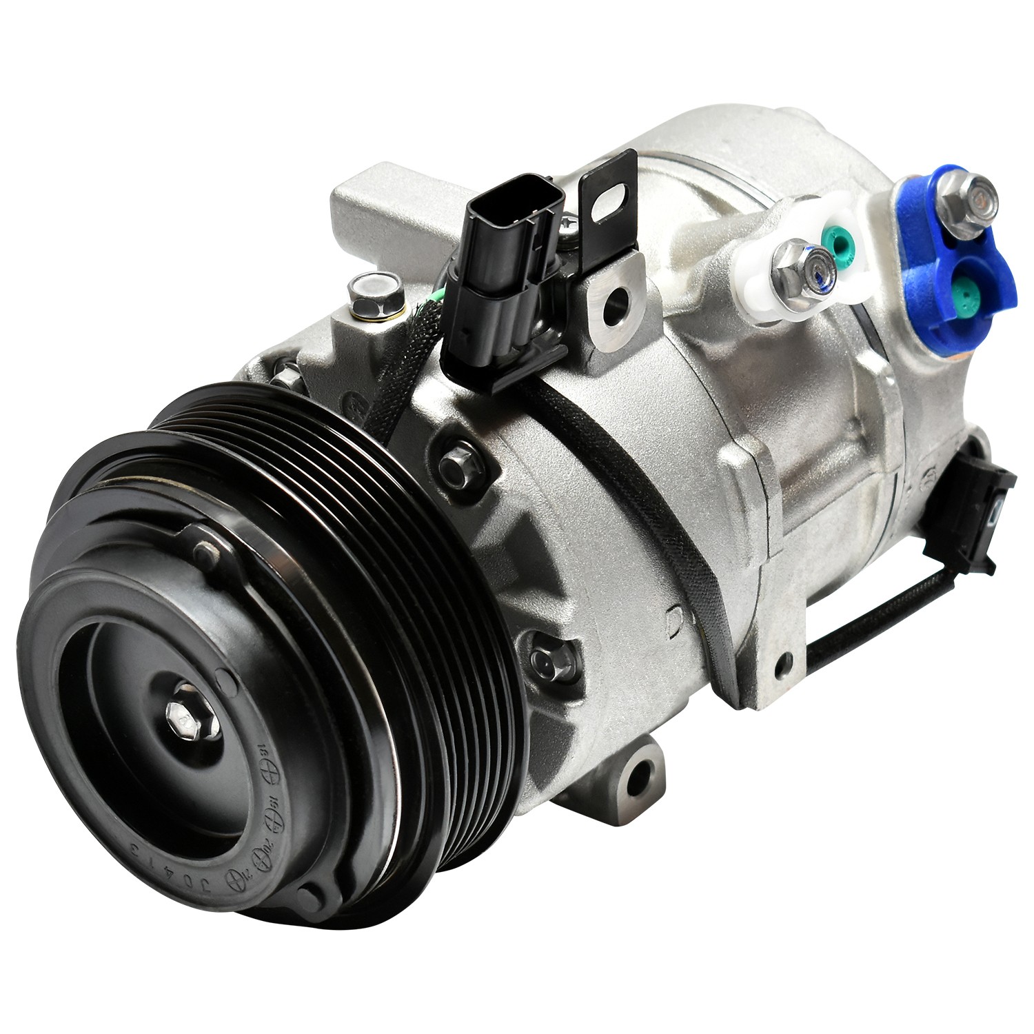 New OE AC Compressor w/ Clutch & Pre-filled Oil, Direct Replacement