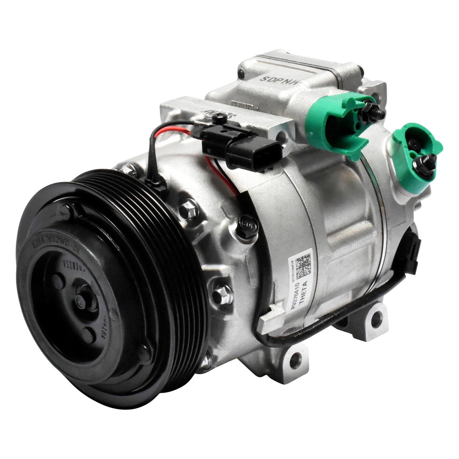 New OE AC Compressor w/ Clutch & Pre-filled Oil, Direct Replacement