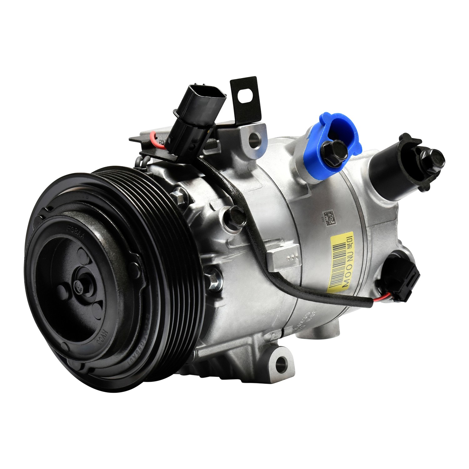 New OE AC Compressor w/ Clutch & Pre-filled Oil, Direct Replacement