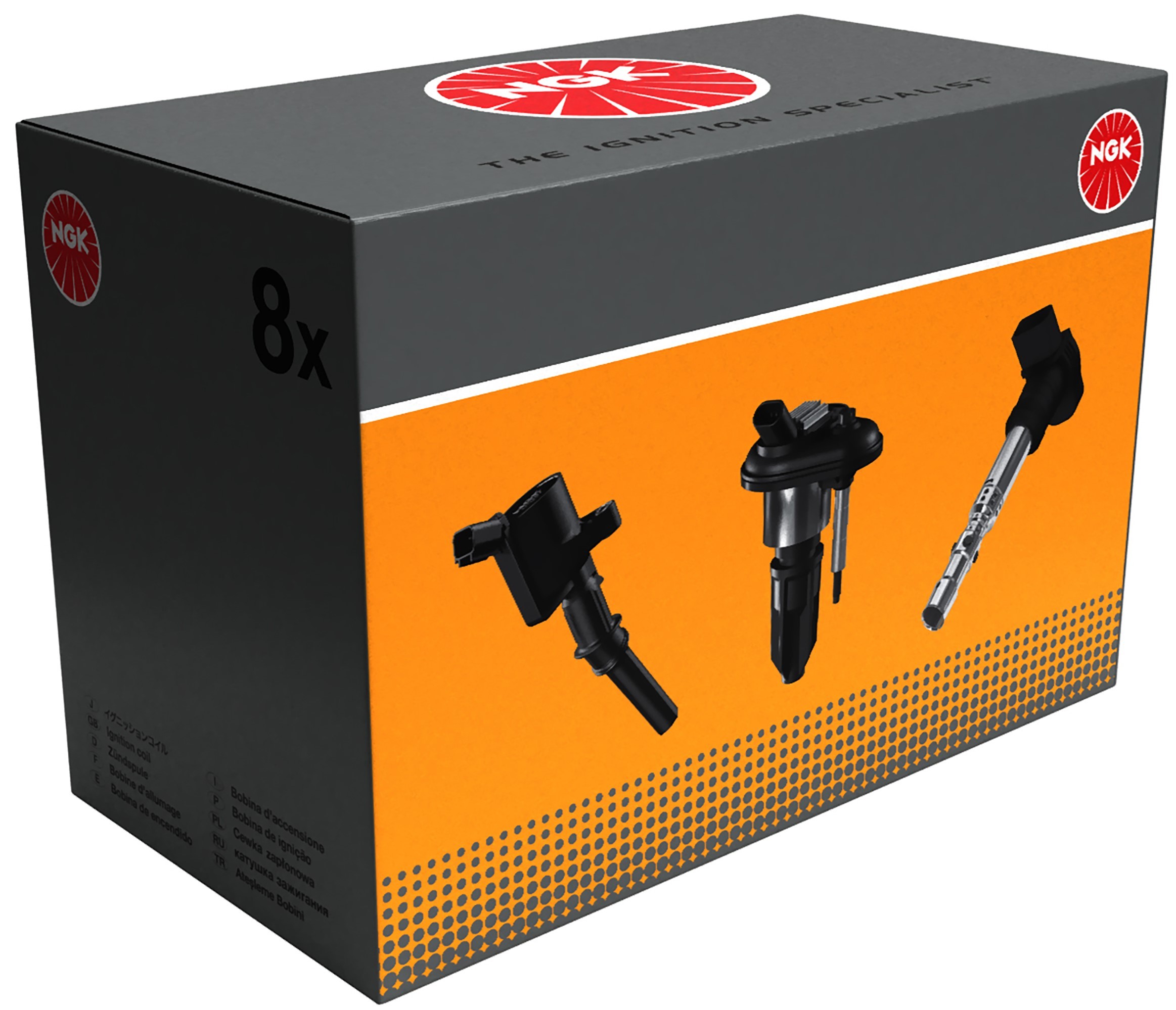 NGK COP Ignition Coil Multi-Pack (Qty 8)