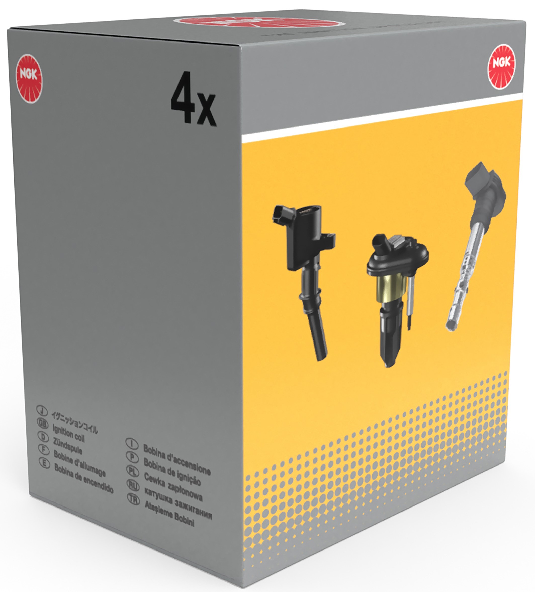 NGK COP (Pencil Type) Ignition Coil Multi-Pack (Qty 4)