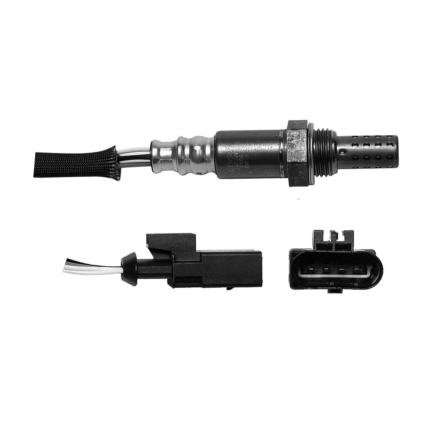 Oxygen Sensor 4 Wire, Direct Fit, Heated, Wire Length: 24.45