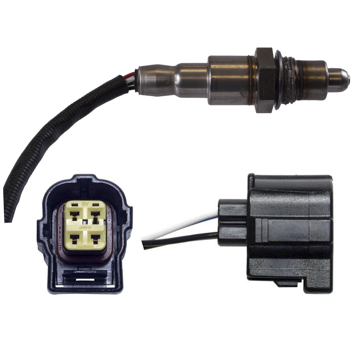 Oxygen Sensor 4 Wire, Direct Fit, Heated, Wire Length:  18.74