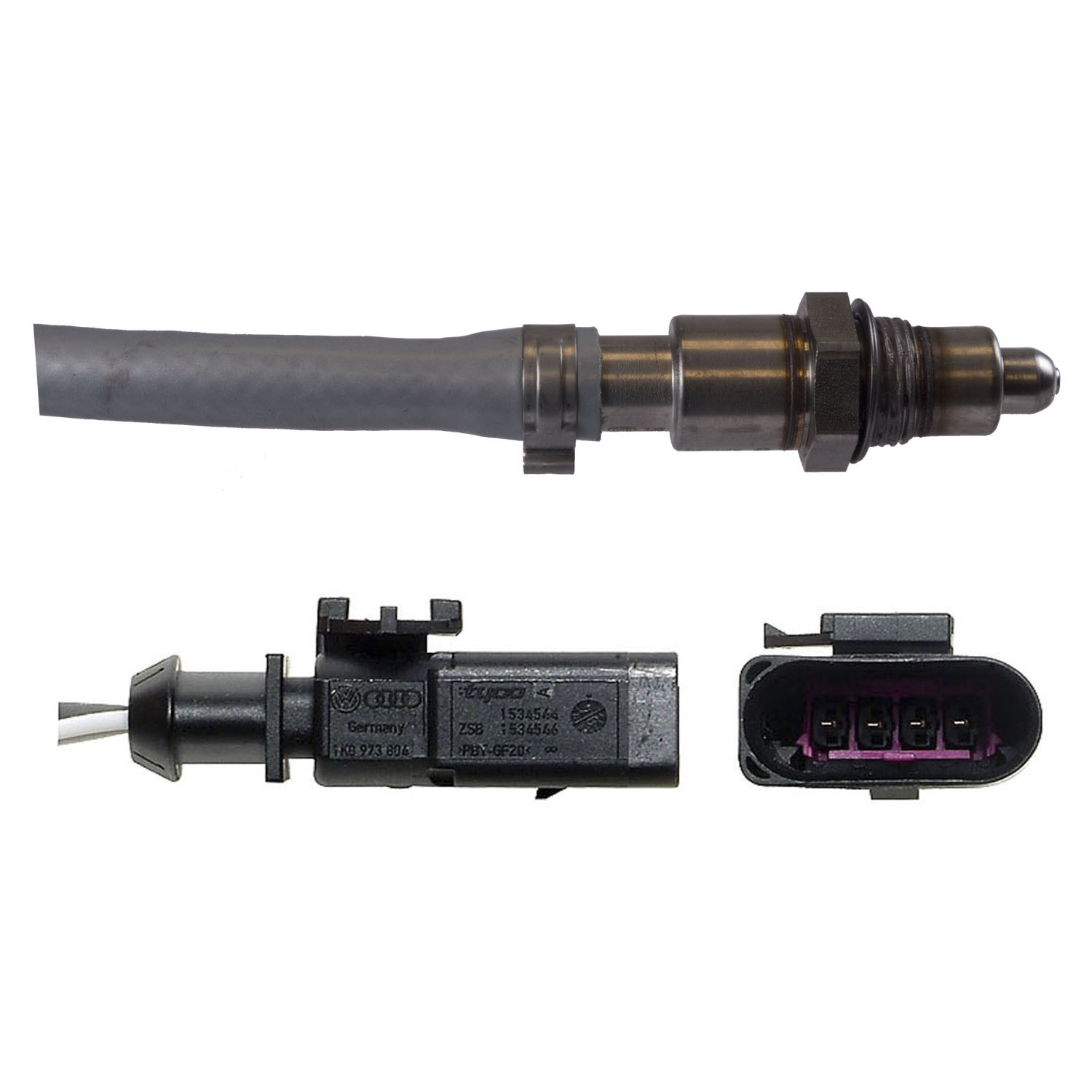 Oxygen Sensor 4 Wire, Direct Fit, Heated, Wire Length:  29.92