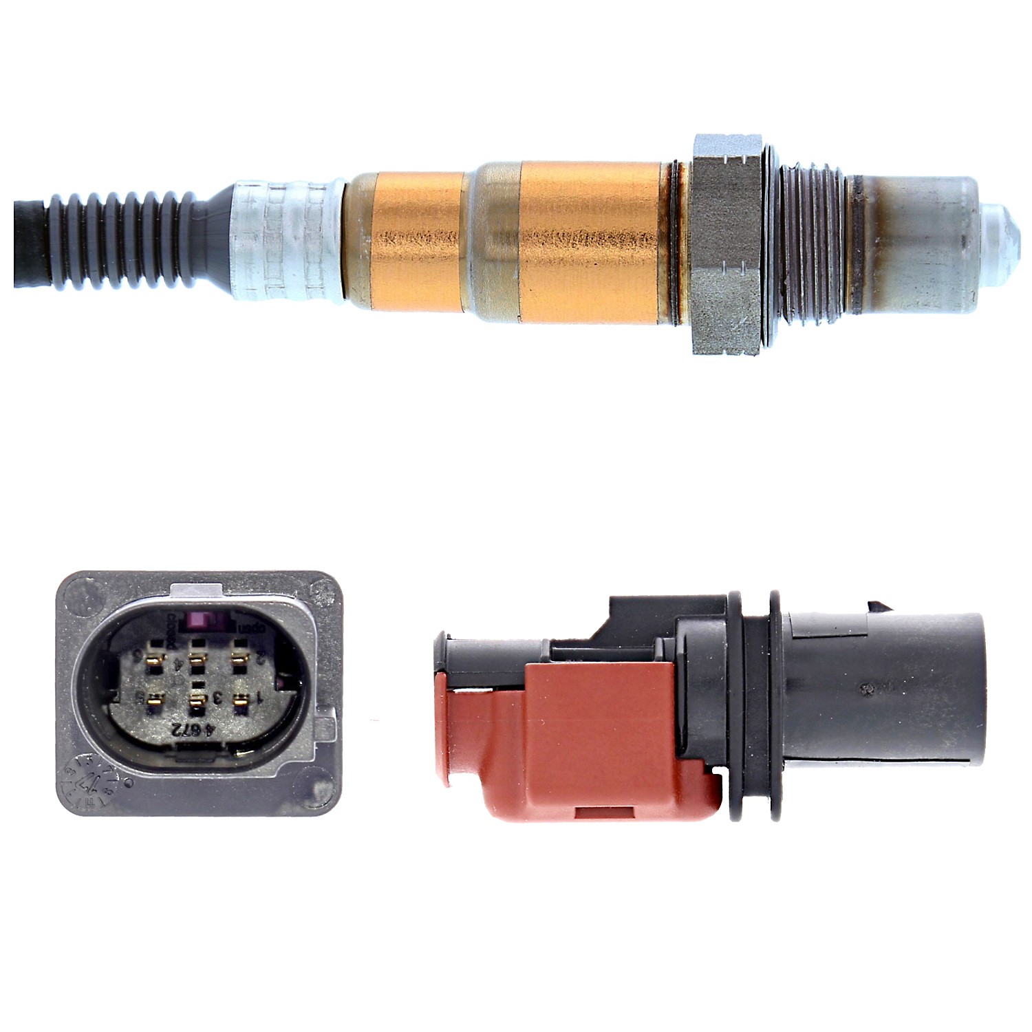 Air-Fuel Ratio Sensor 5 Wire, Direct Fit, Heated, Wire Length: 25.28