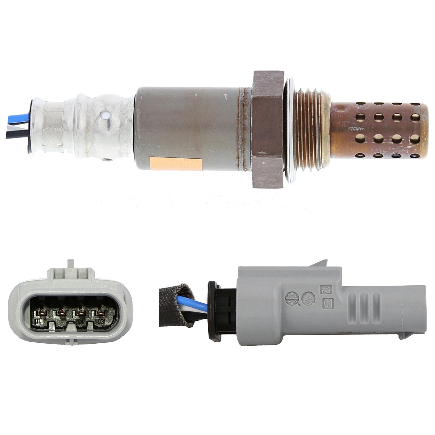 Oxygen Sensor 4 Wire, Direct Fit, Heated, Wire Length: 12.40