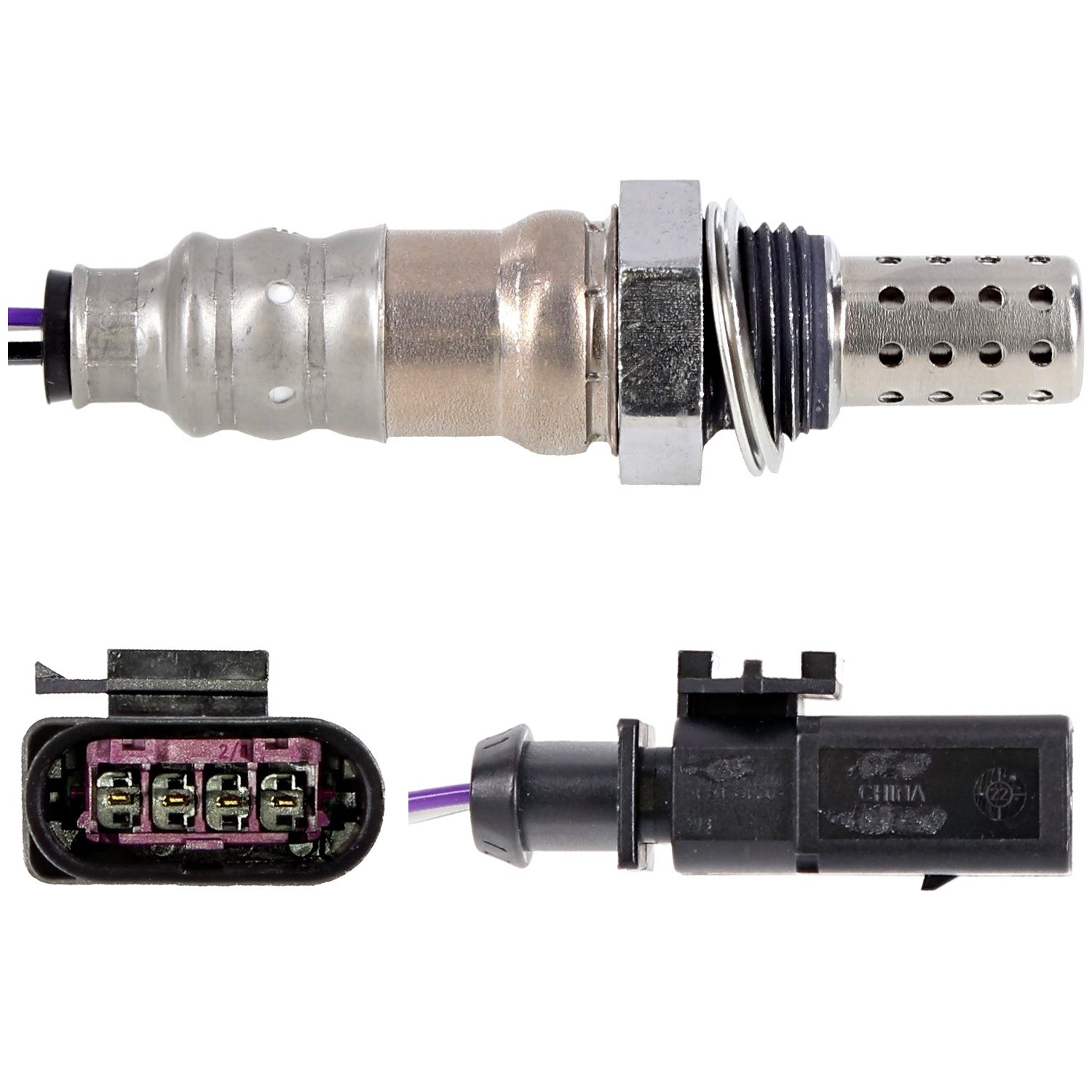 Oxygen Sensor 4 Wire, Direct Fit, Heated, Wire Length: 51.5
