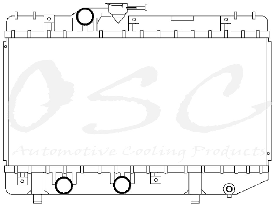 OSC Cooling Products 1381 New Radiator