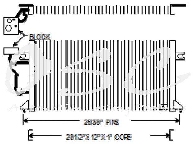 OSC Cooling Products 4538 New Condenser