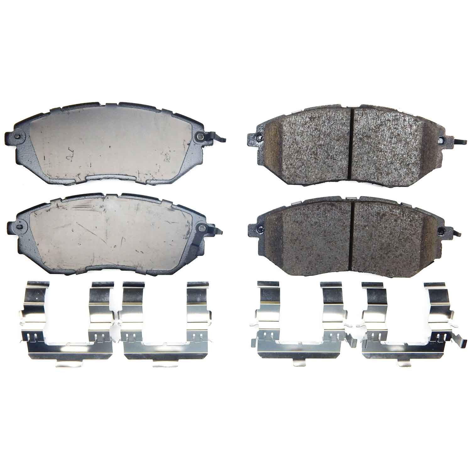 PowerStop - Z17 Low-Dust Ceramic Brake Pads with Hardware