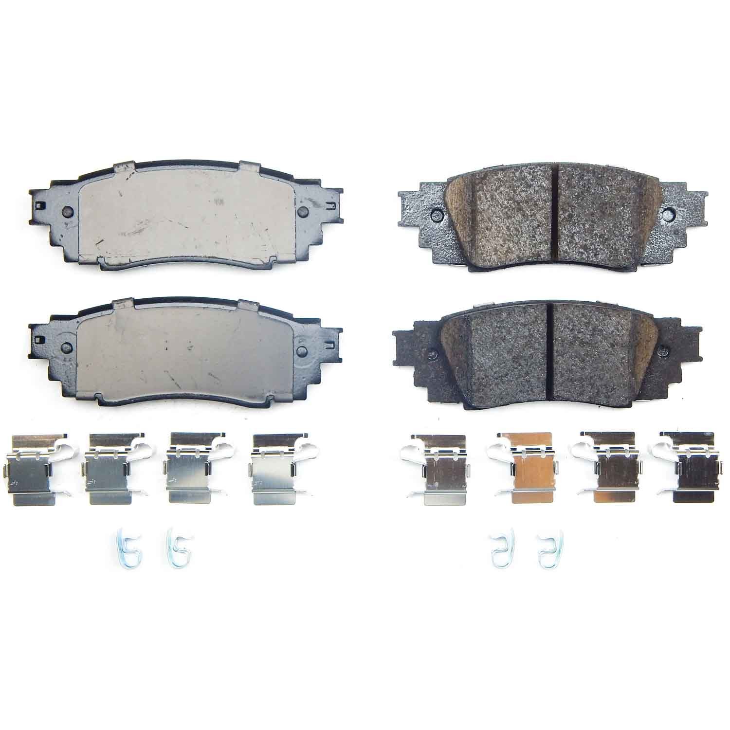PowerStop - Z17 Low-Dust Ceramic Brake Pads with Hardware
