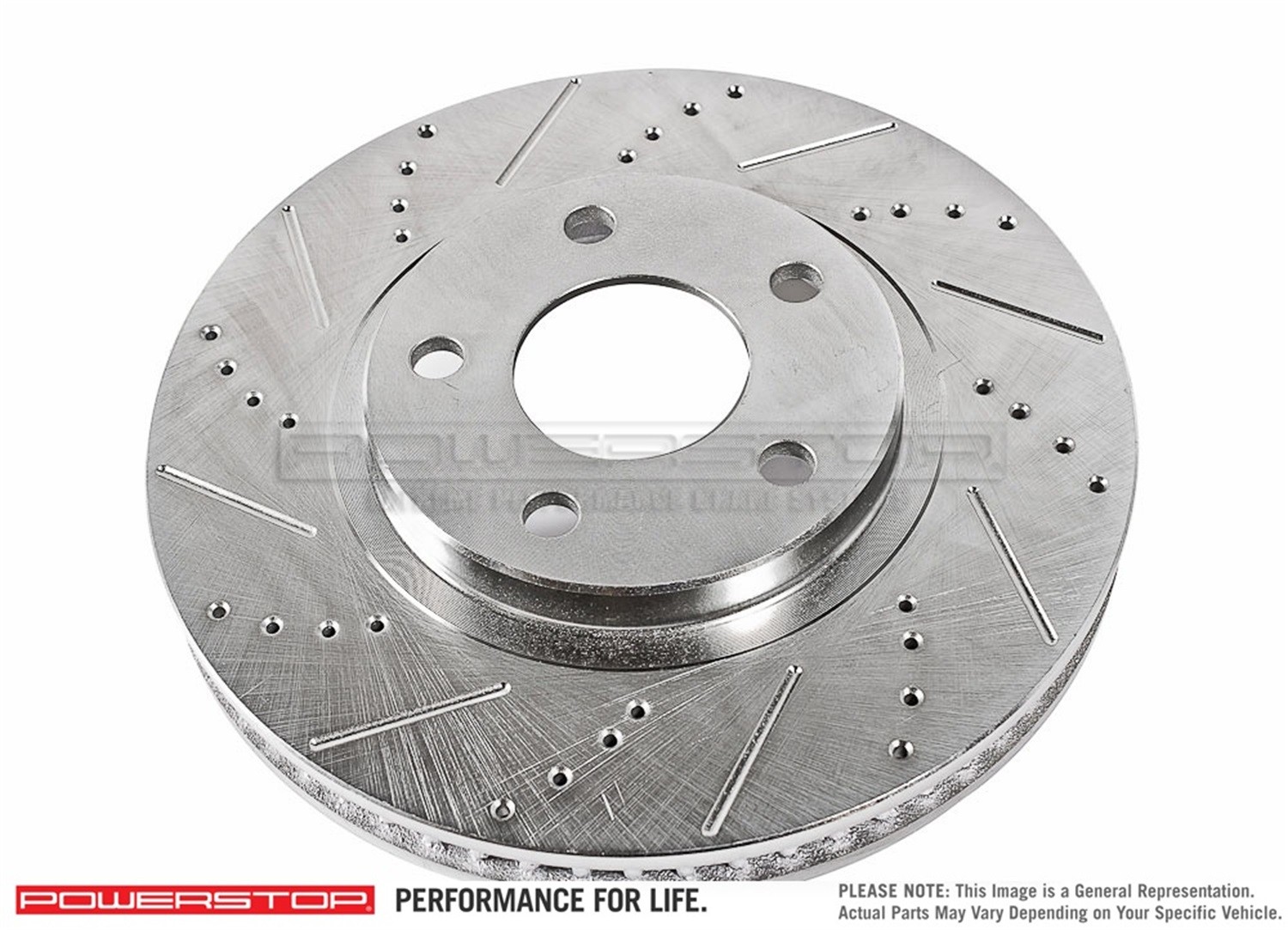 DRILLED SLOTTED ROTOR LEFT