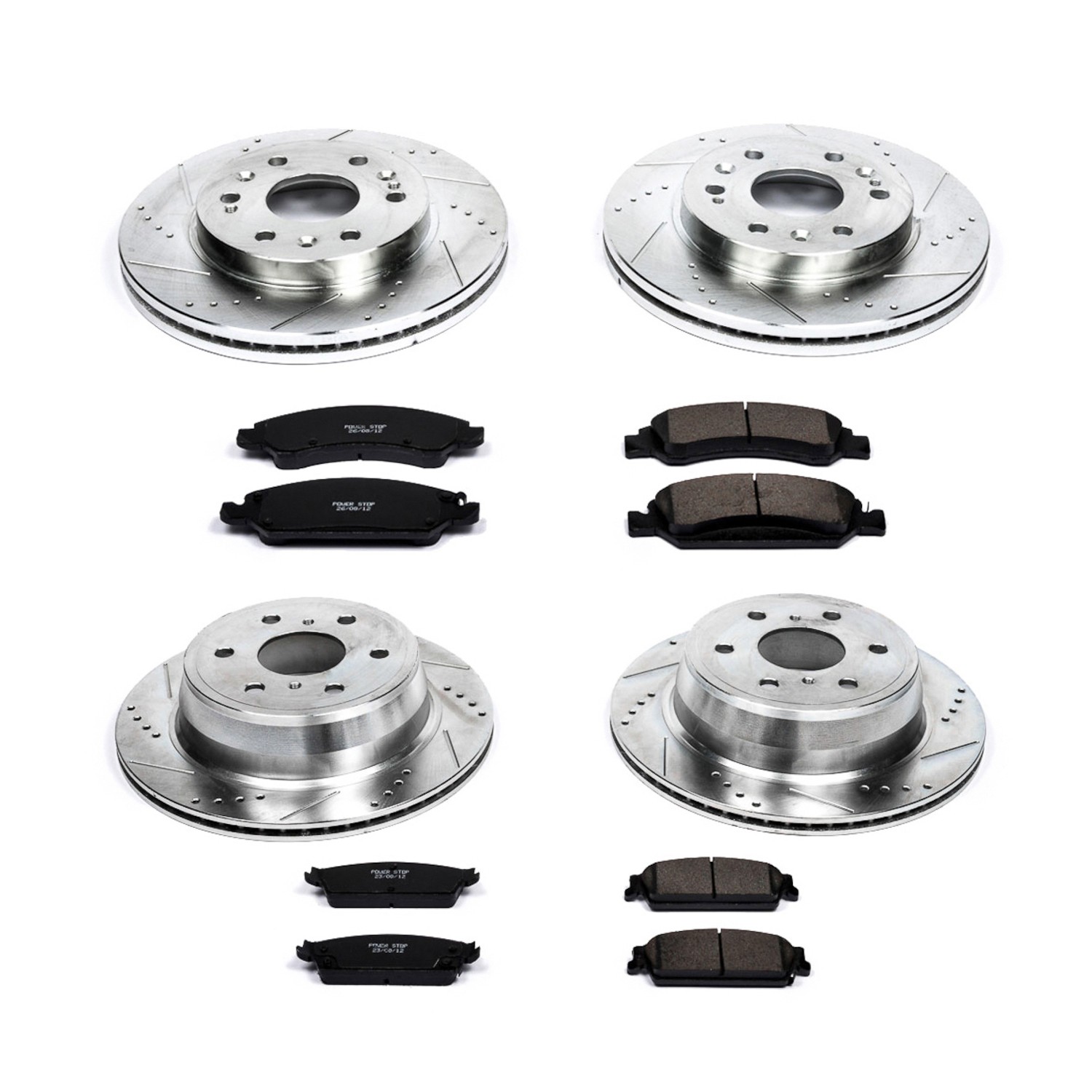 Z23 Daily Driver Carbon-Fiber Ceramic Brake Pad and Drilled & Slotted Rotor Kit