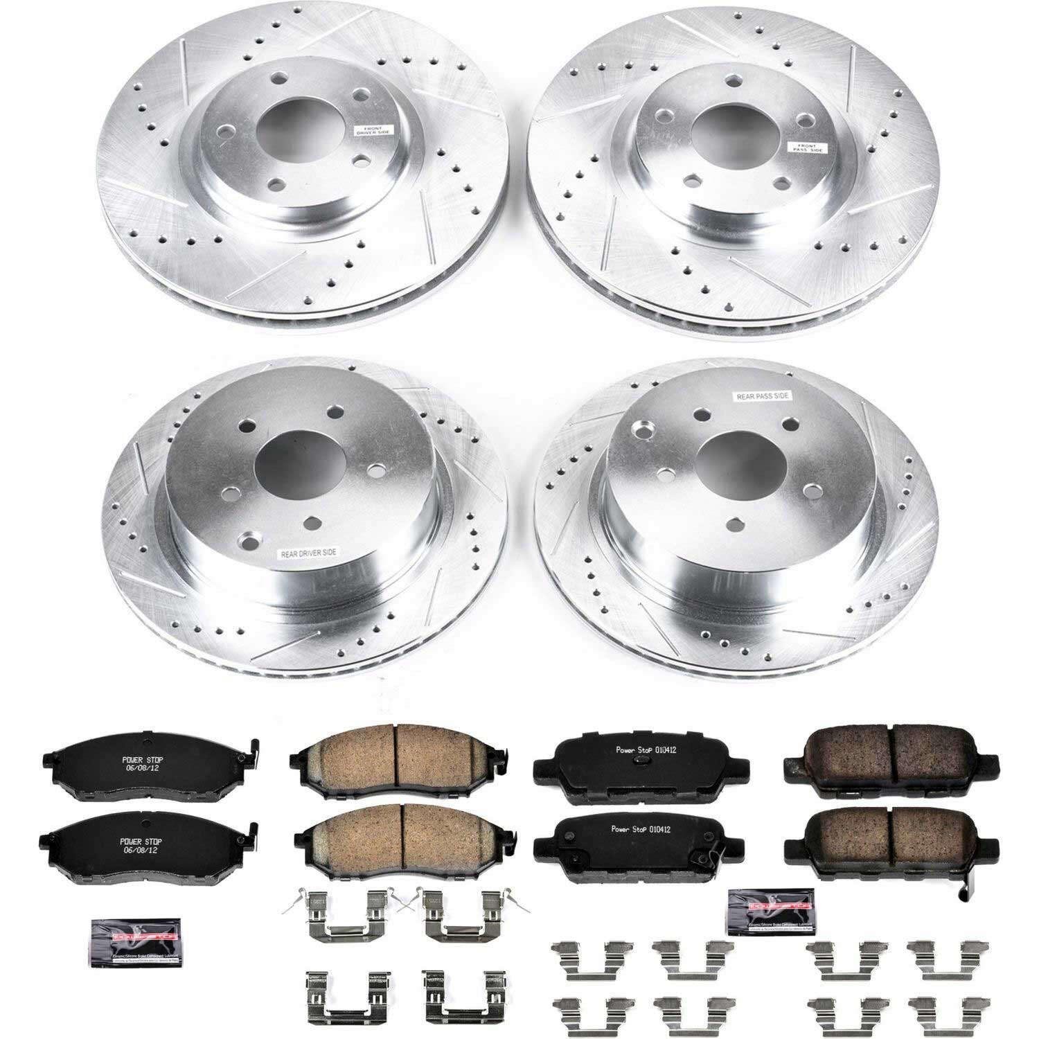 Z23 Daily Driver Carbon-Fiber Ceramic Brake Pad and Drilled & Slotted Rotor Kit