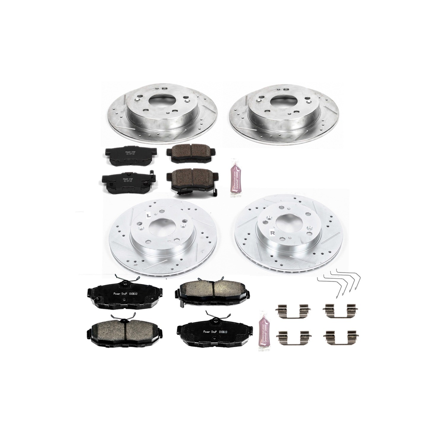 Z23 Daily Driver Carbon-Fiber Ceramic Brake Pad and Drilled & Slotted Rotor Kit