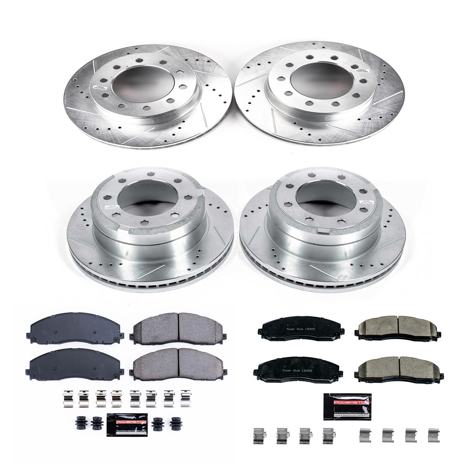 Z23 Daily Driver Carbon-Fiber Ceramic Brake Pad and Drilled & Slotted Rotor Kit