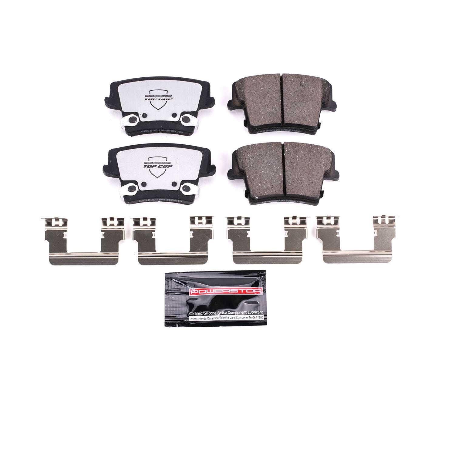 PowerStop - Z37 Top-Cop Carbon-Fiber Ceramic Brake Pads