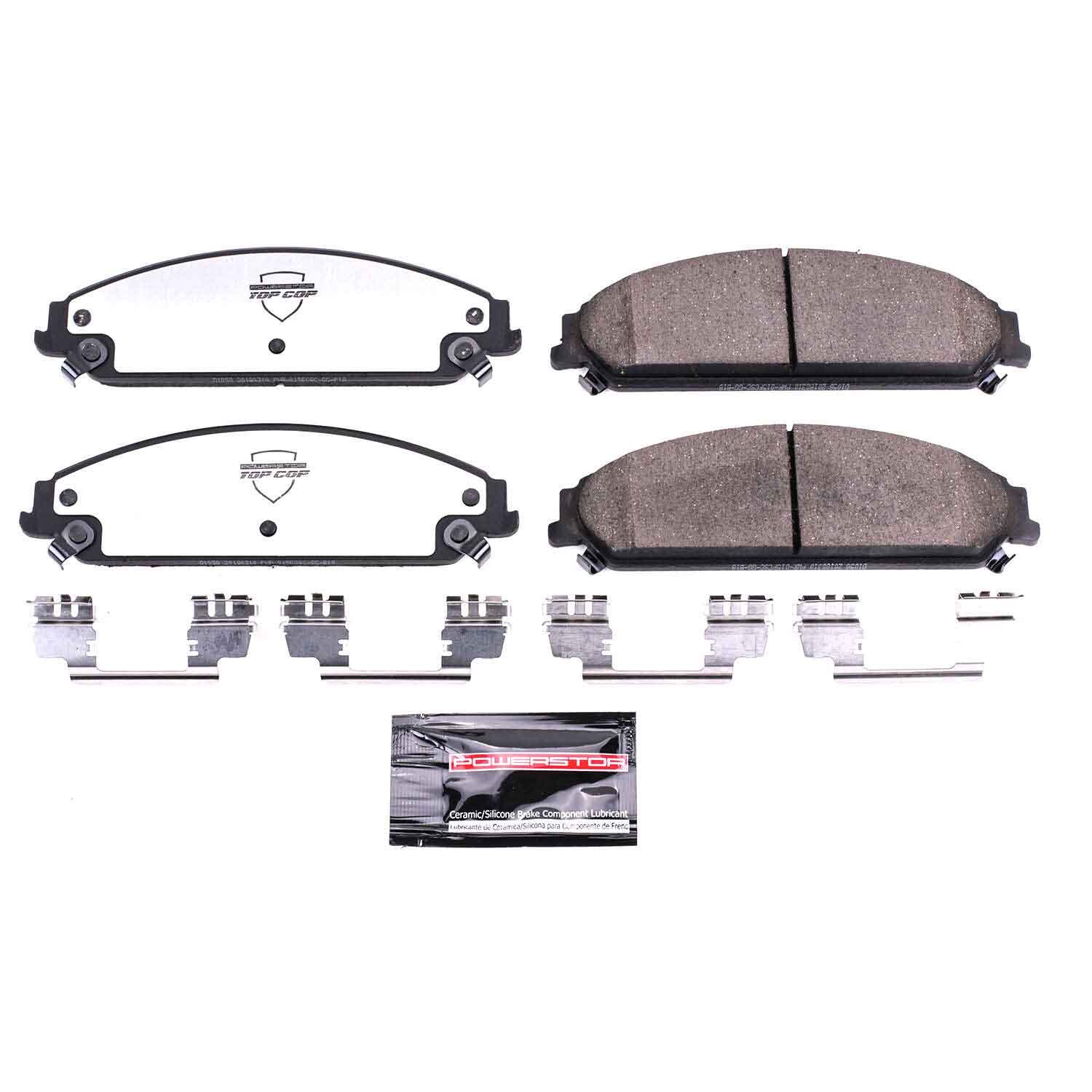 PowerStop - Z37 Top-Cop Carbon-Fiber Ceramic Brake Pads
