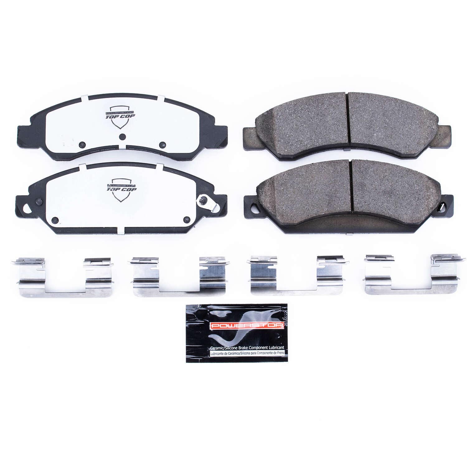 PowerStop - Z37 Top-Cop Carbon-Fiber Ceramic Brake Pads
