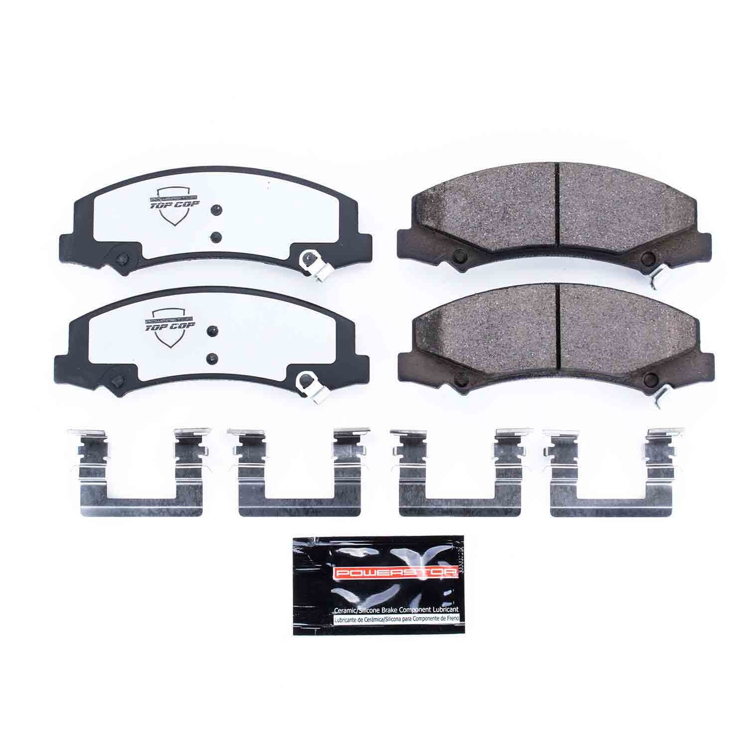 PowerStop - Z37 Top-Cop Carbon-Fiber Ceramic Brake Pads