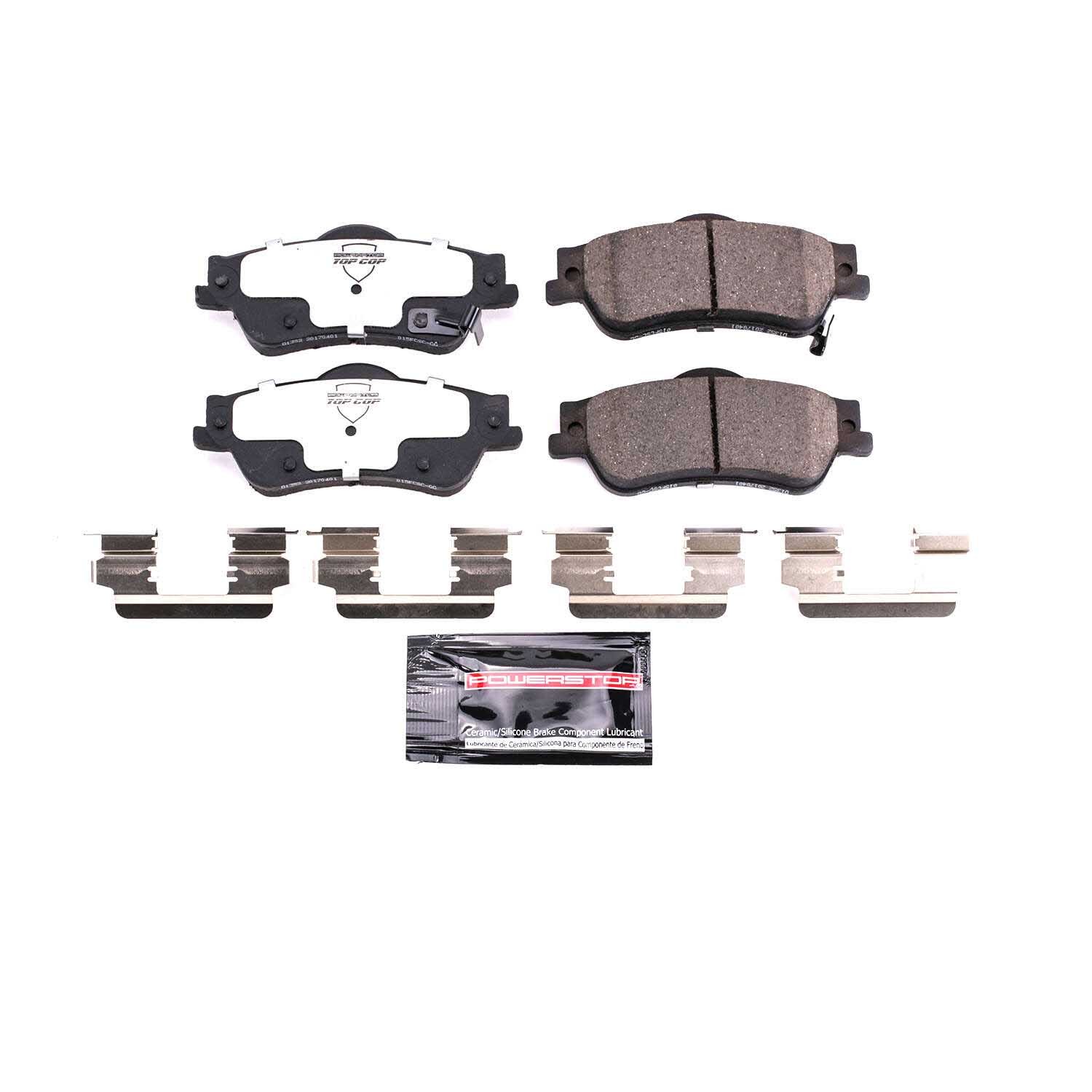 PowerStop - Z37 Top-Cop Carbon-Fiber Ceramic Brake Pads